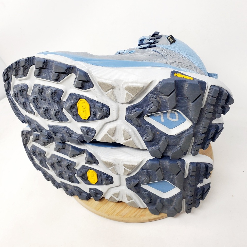 Hoka One One Kaha 2 GTX Shoes Womens 7 Blue Trail High Top Hike Comfort Sneaker - Picture 11 of 13